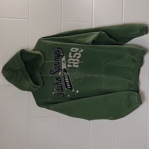 Vintage Colorado/Idaho Springs Soft Hoodie Sweatshirt Gorpcore Minimalist Med OS